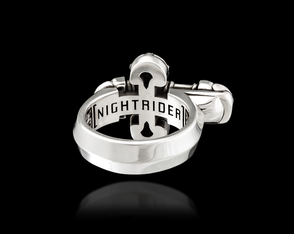 Ari Ring by NightRider Jewelry - Back