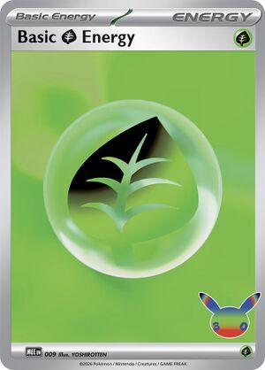 A futuristic grass energy card from 30th Celebration.