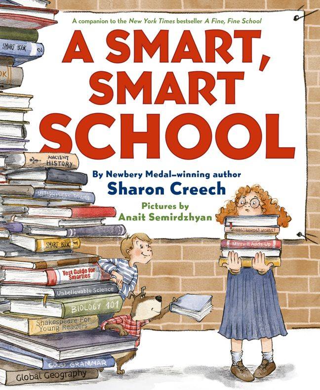 cover of a smart, smart school by sharon creech
