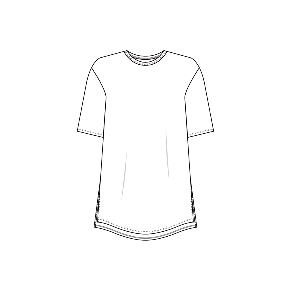 Mockup of Miik design contest submission of a tunic