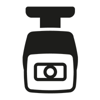 bullet security camera icon