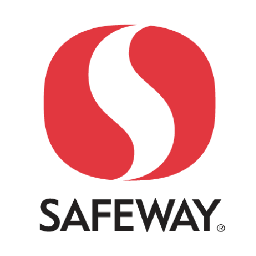 Red and white Safeway logo