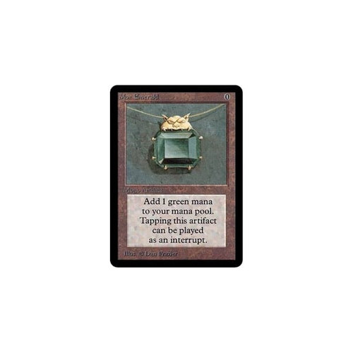 mtg mox emerald rare card