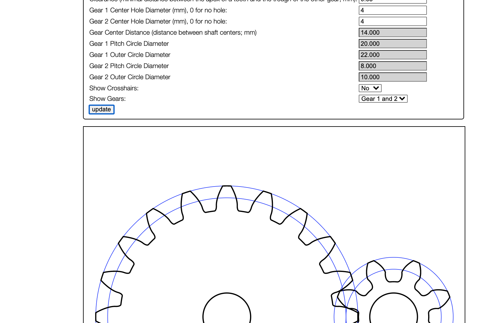 Spur Gears - Geometry of spur gears and gear meshes