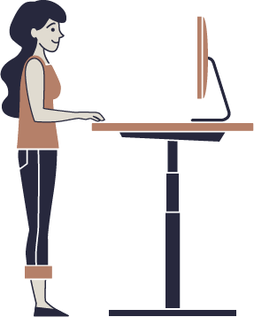 How to use a standing desk