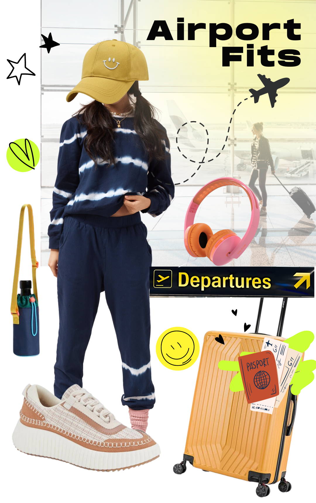 Trixxi Summer Vacation Style Guide Airport Fits.