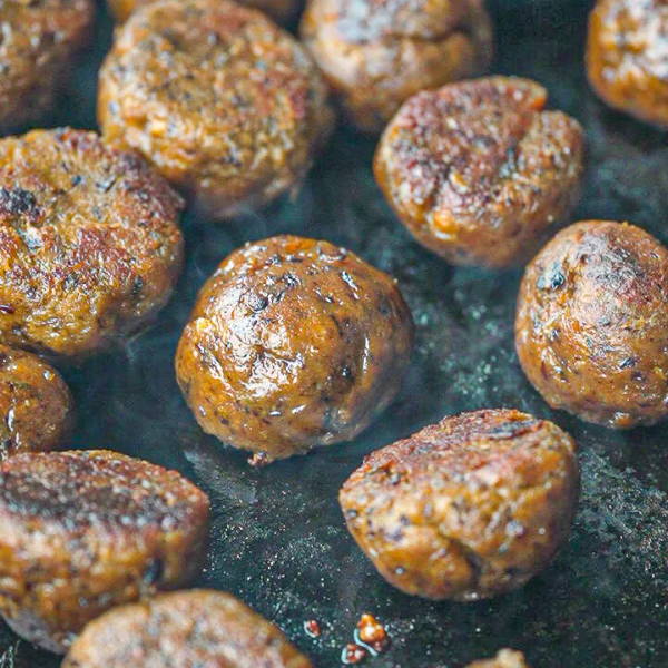 shiitake meatballs