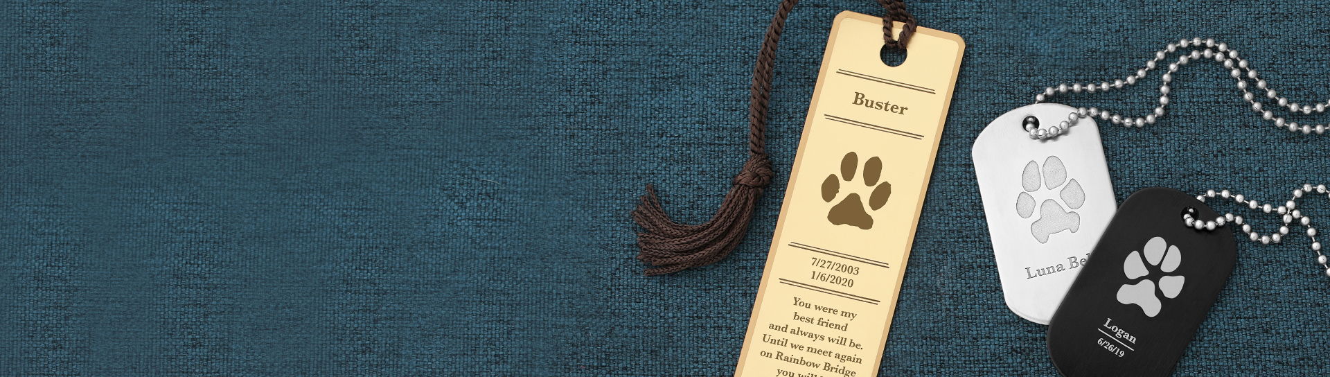 paw print jewelry and keepsakes