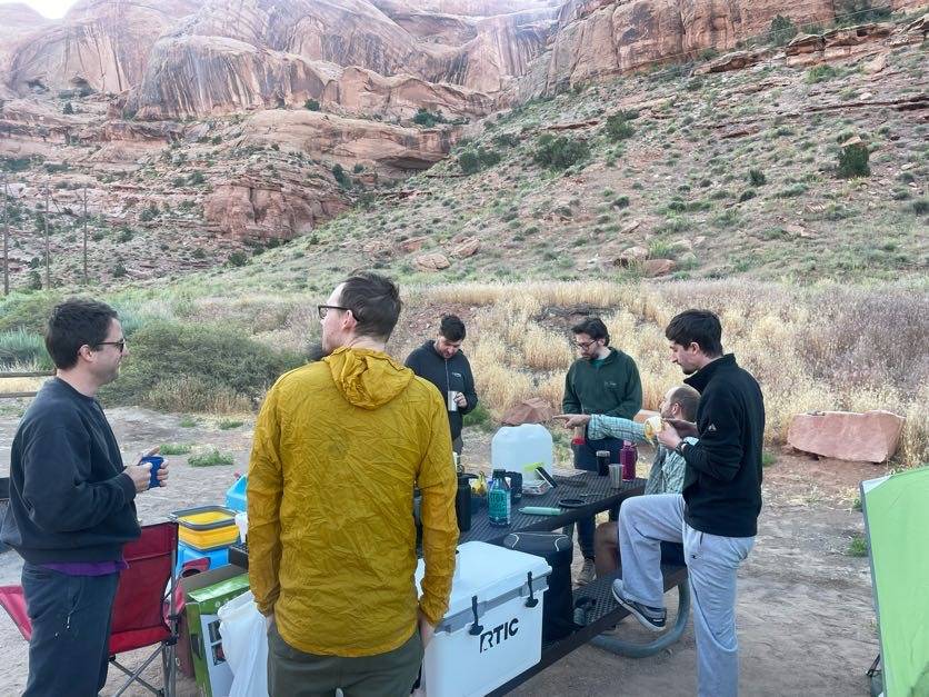 Kings Bottom Campground - Camp setup