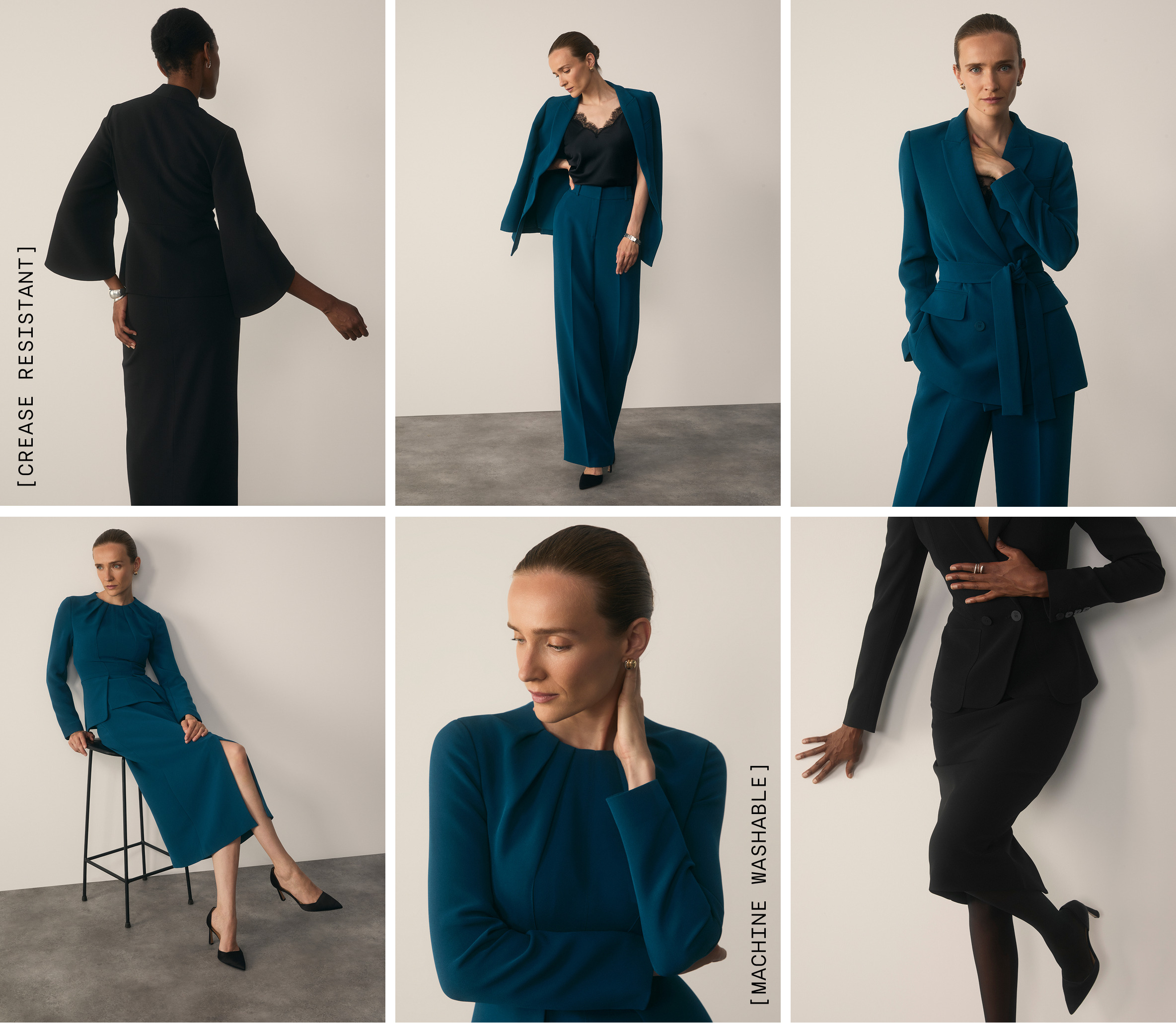 Clever Crepe suiting