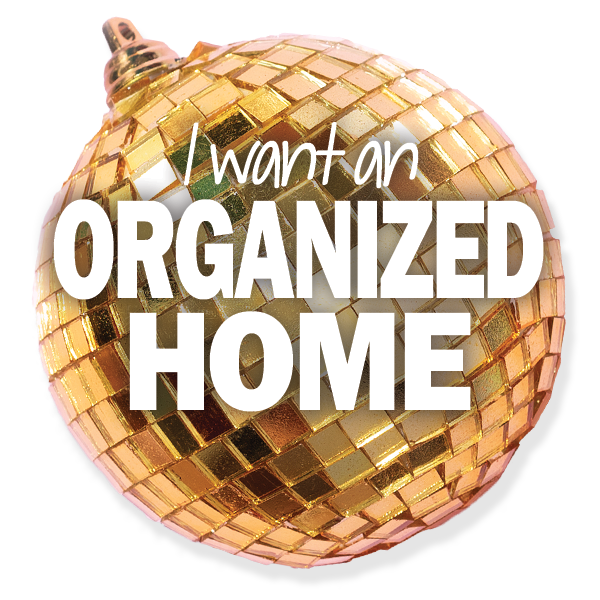 I Want an Organized Home...