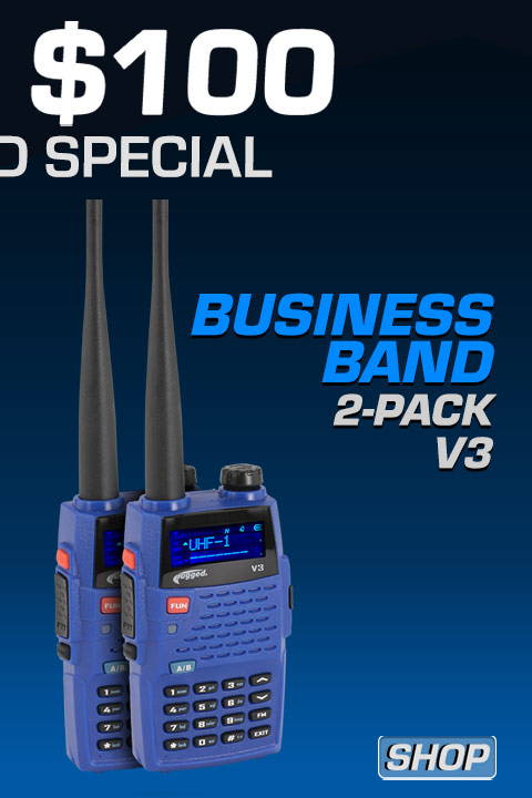 Business Band 2-Pack Handheld Radios Deal Special Discounted Promotion