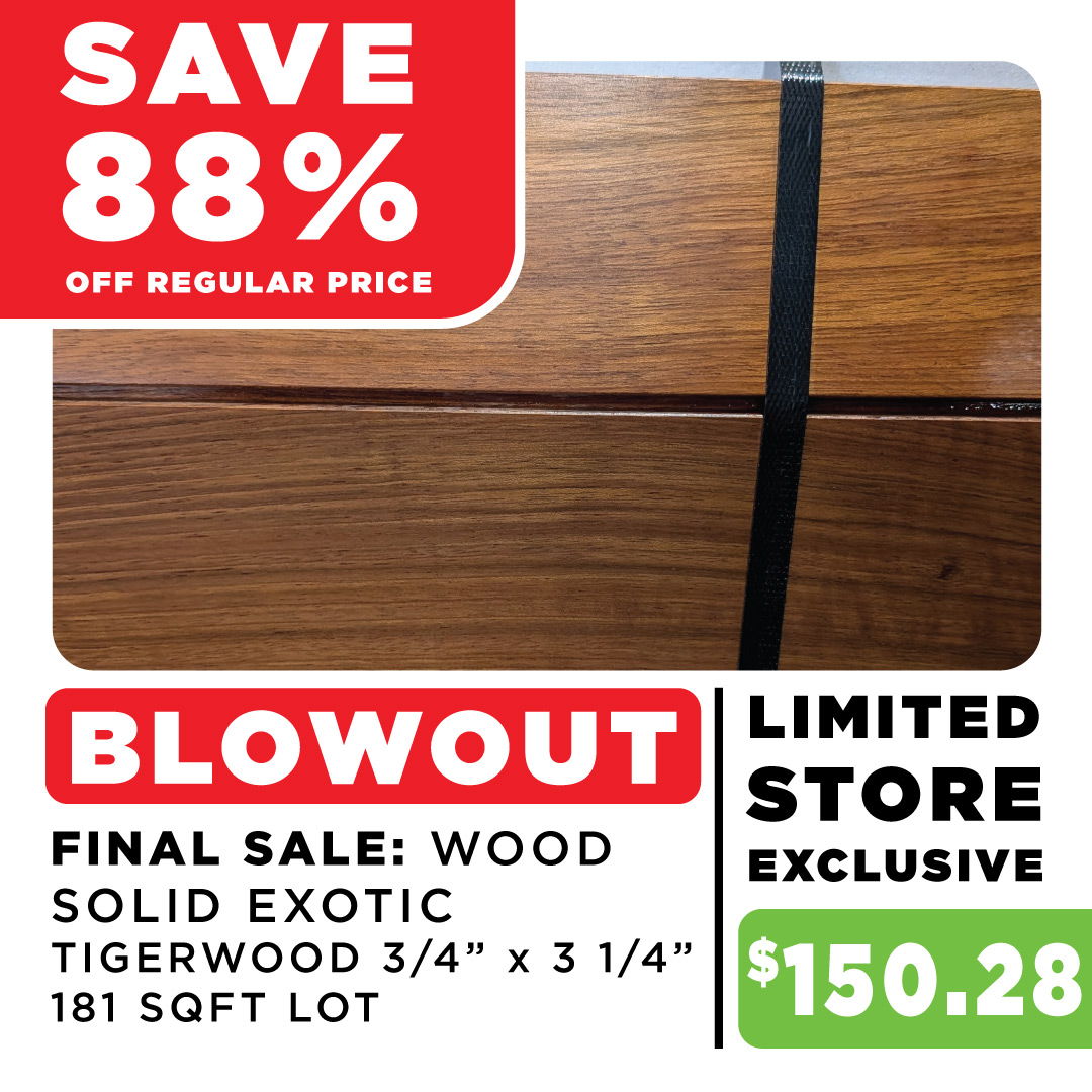10004477 solid exotic tigerwood