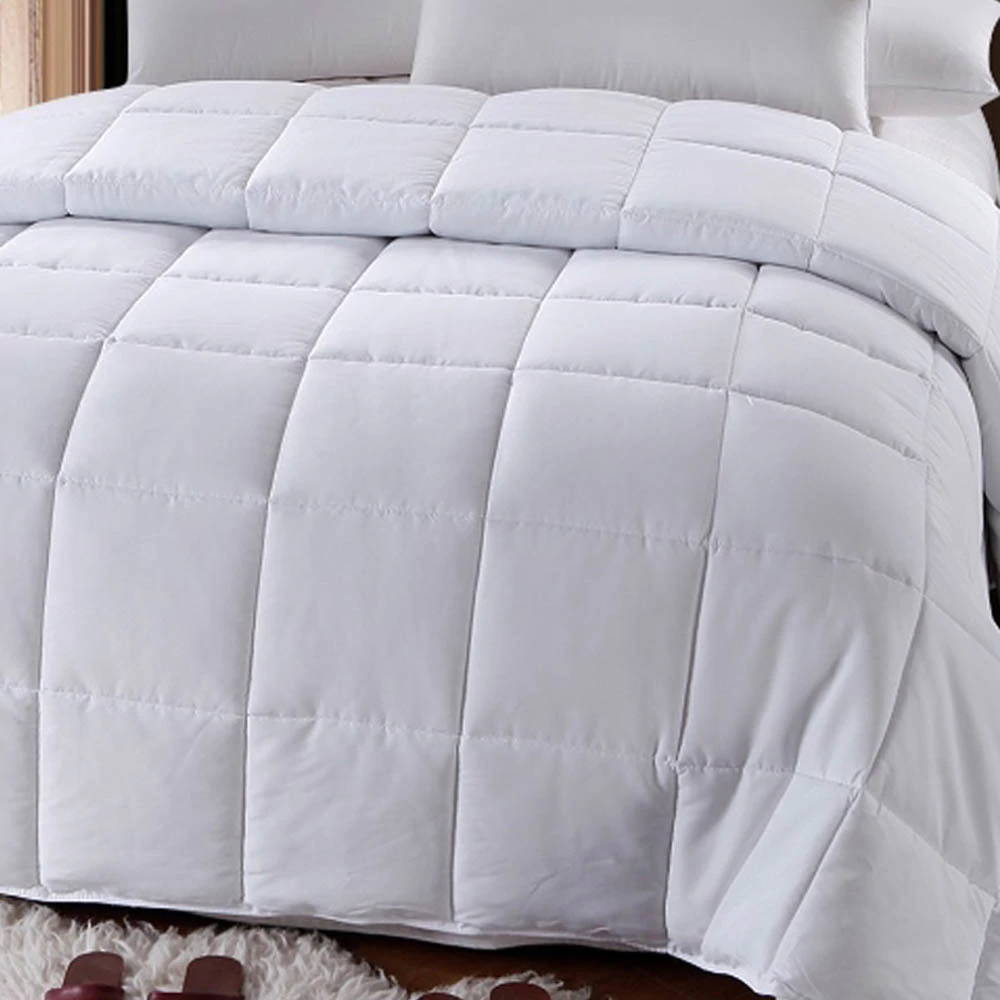 comforter with feathers inside