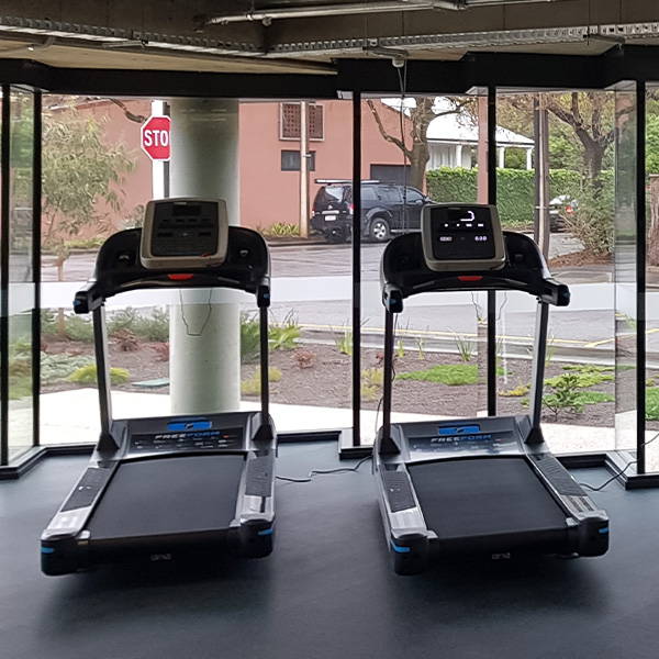 Hospital Gym Fit Out Treadmills