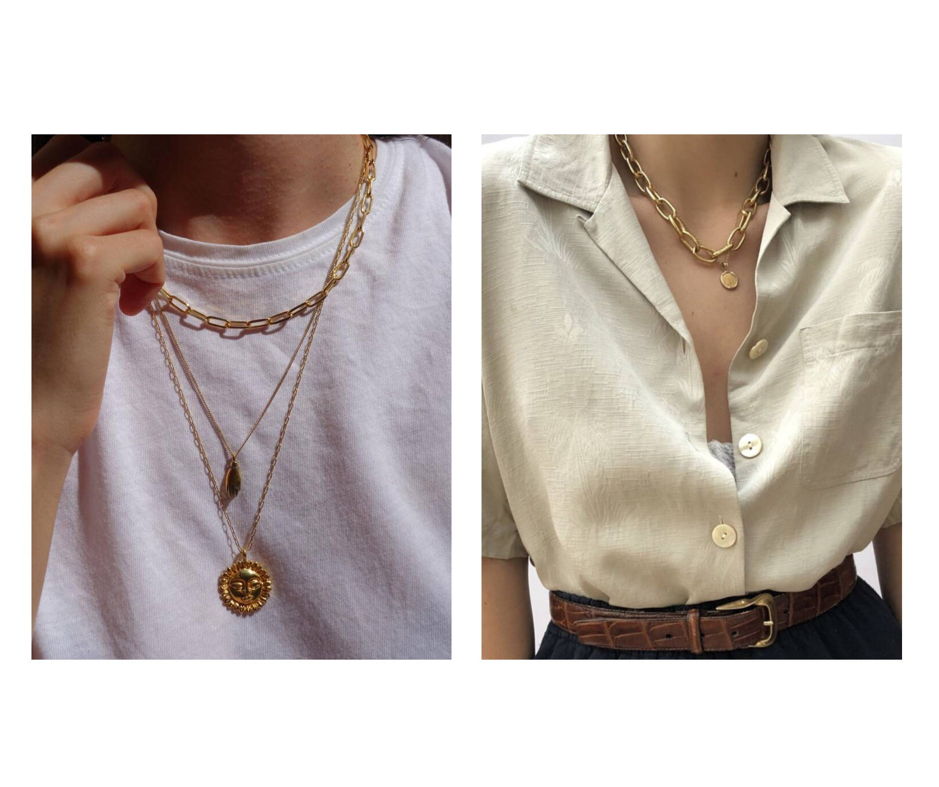 Nuestra obsesión: cadenas doradas | Ideas, tendencias and more | Alo Nui Blog Moda Mujer blog