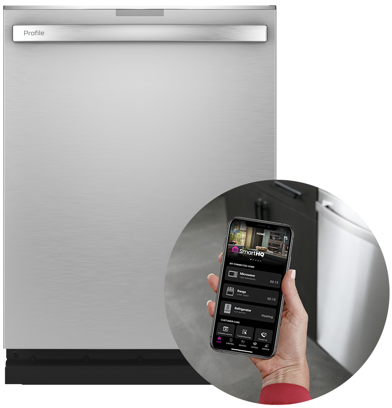 GE Profile Smart Dishwasher with Smart H Q App