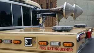 1978 Chevy K10 P3 544K train horn under-hood install