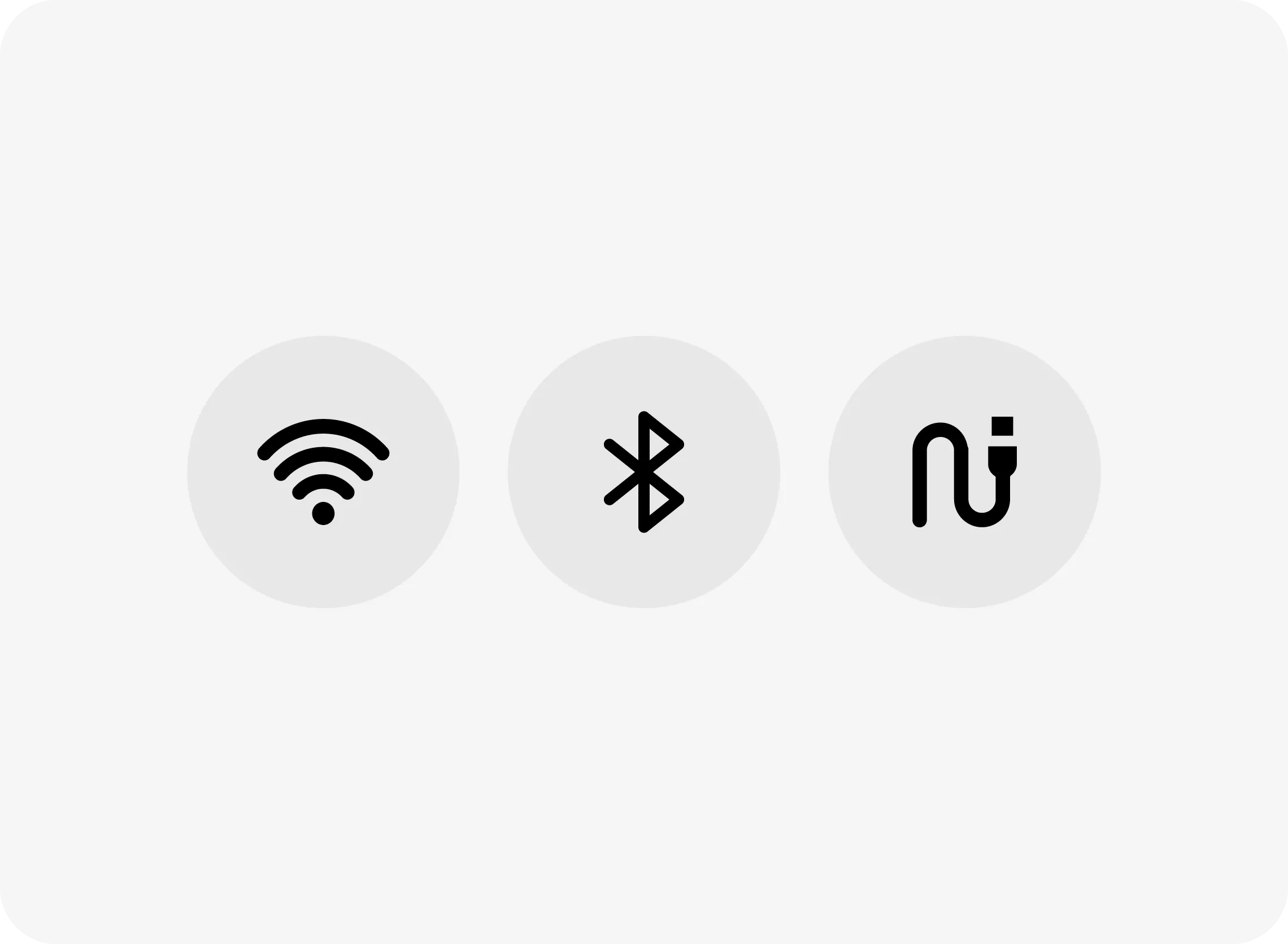 Icons for Wi-Fi, Bluetooth, and battery status.