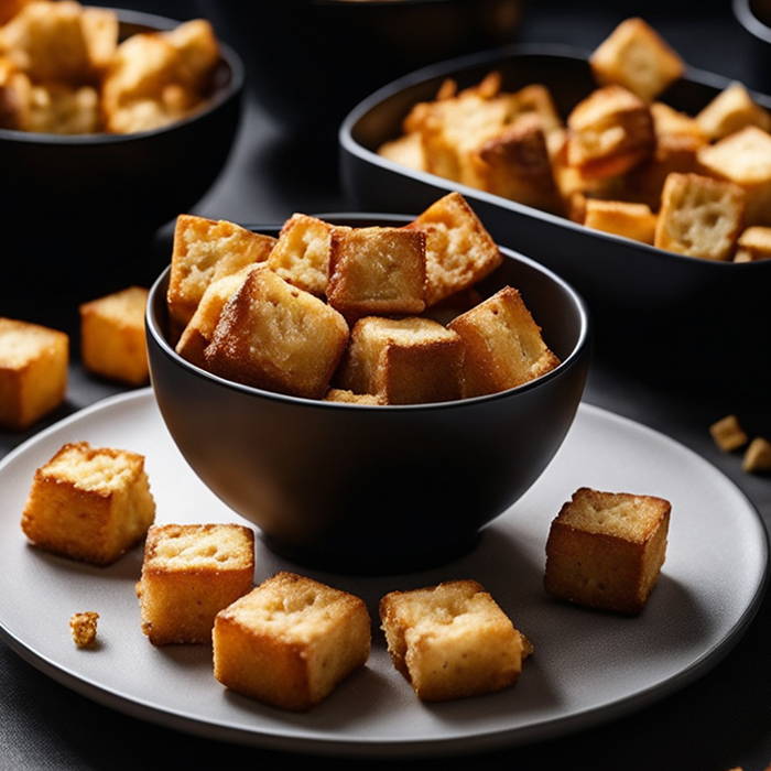 recipe image for Easy Air Fried Croutons