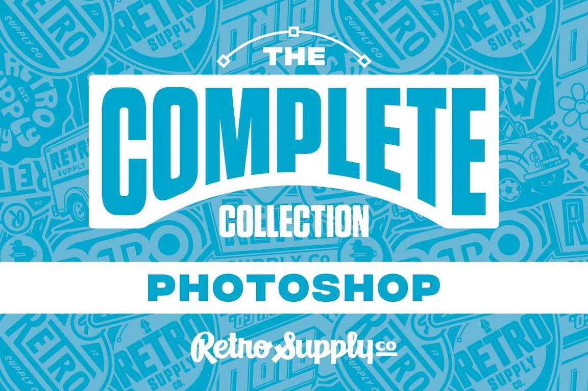 Our top 10 favorite Photoshop Brushes by RetroSupply Co.