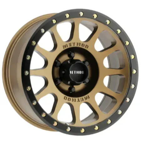Front view of Method wheel in bronze color