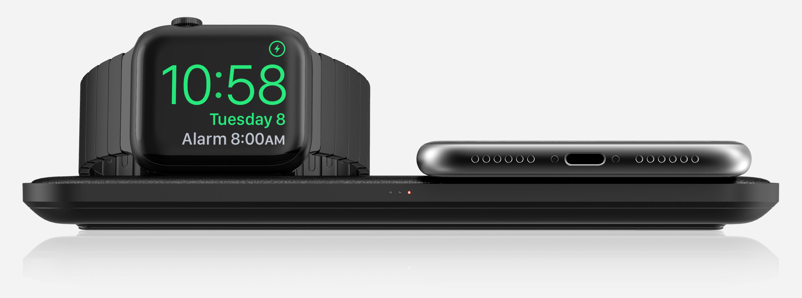 Base Station Apple Watch charging an Apple Watch and an iPhone