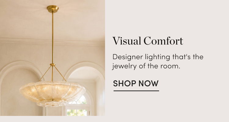 Designer lighting fixture in an elegant interior setting.