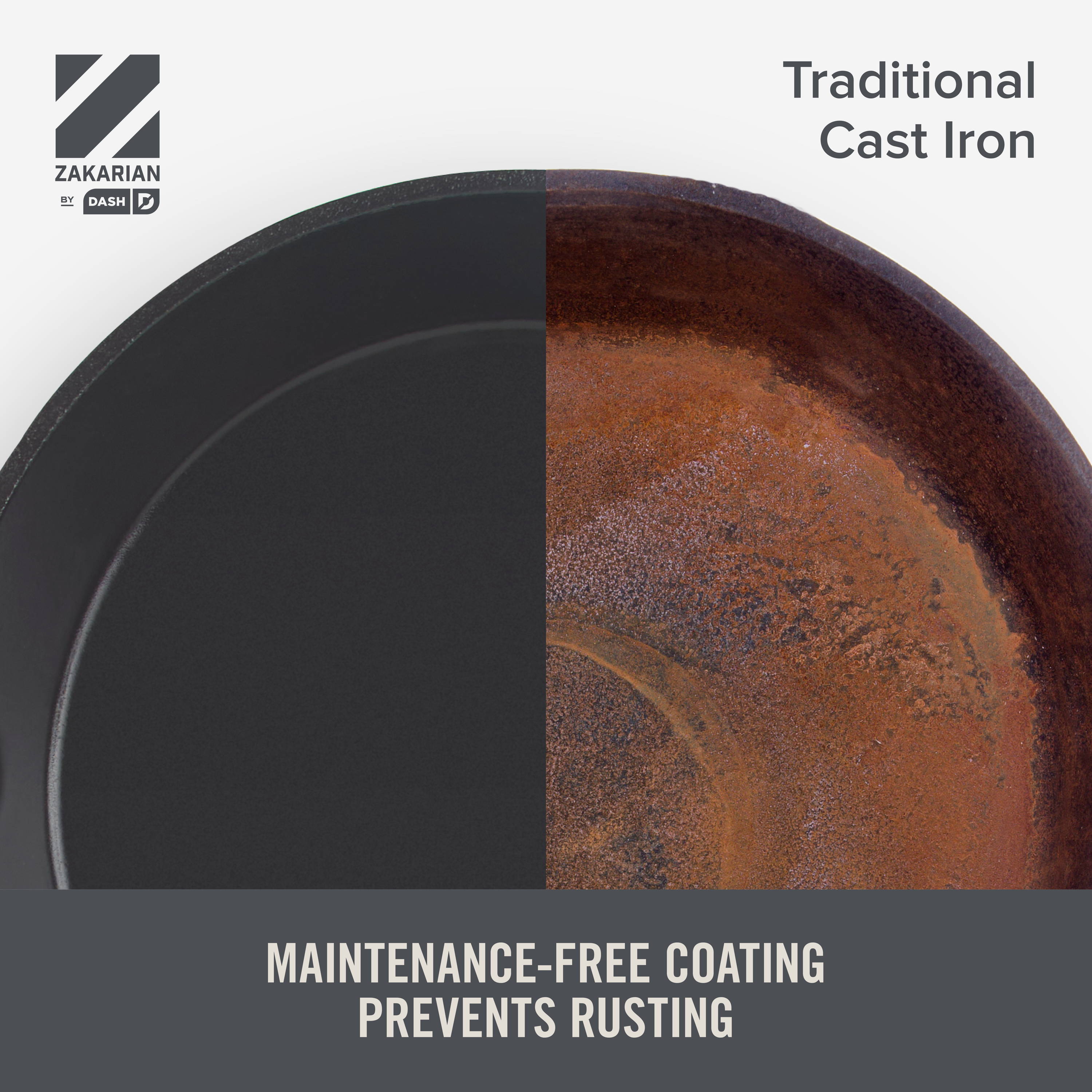 Maintenance-free coating prevents rusting