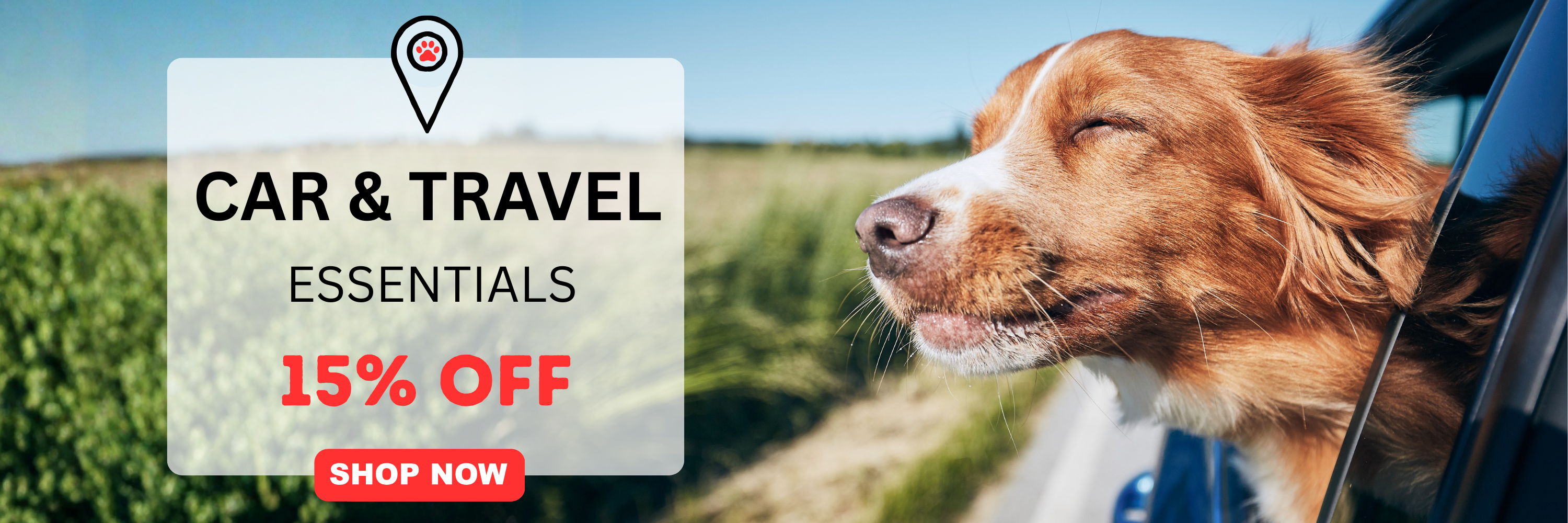 Petstop Travel Sale - Desktop Banner