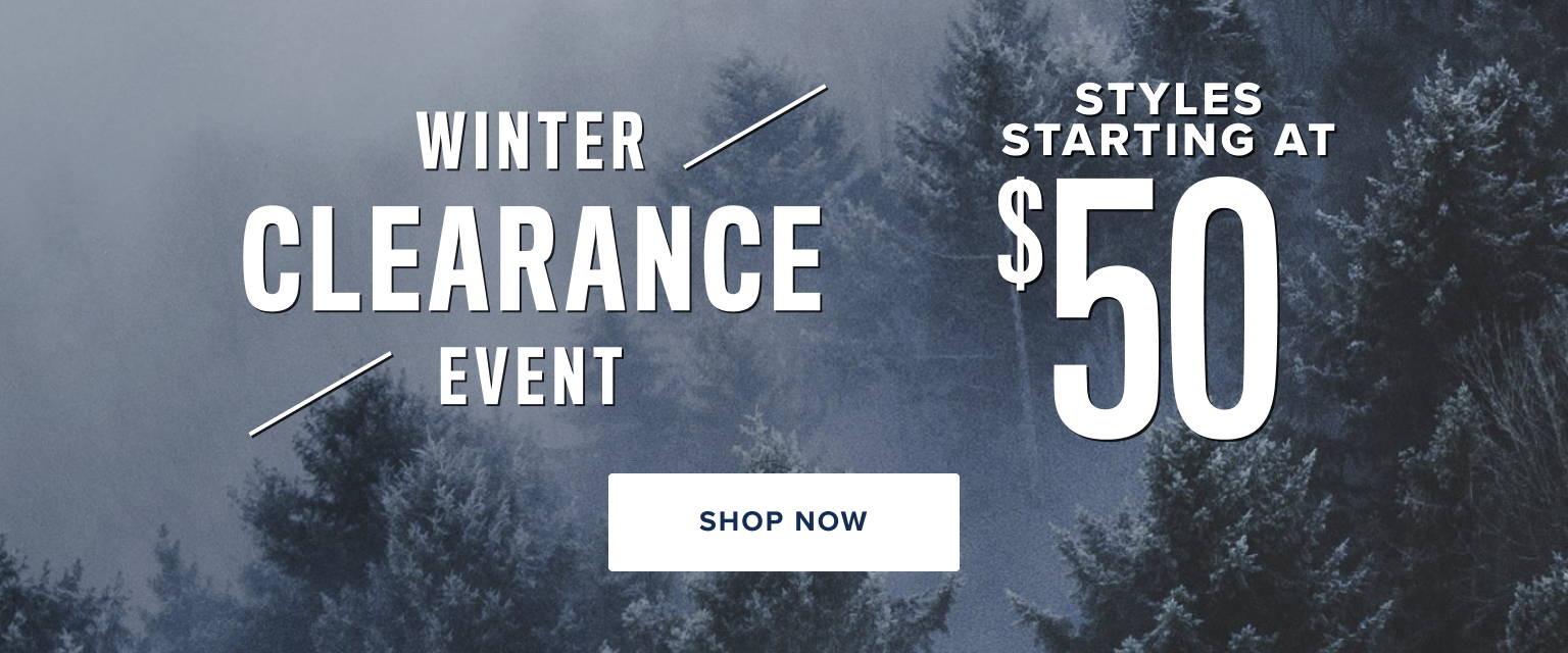 Winter Clearance Event Style Starting at $50