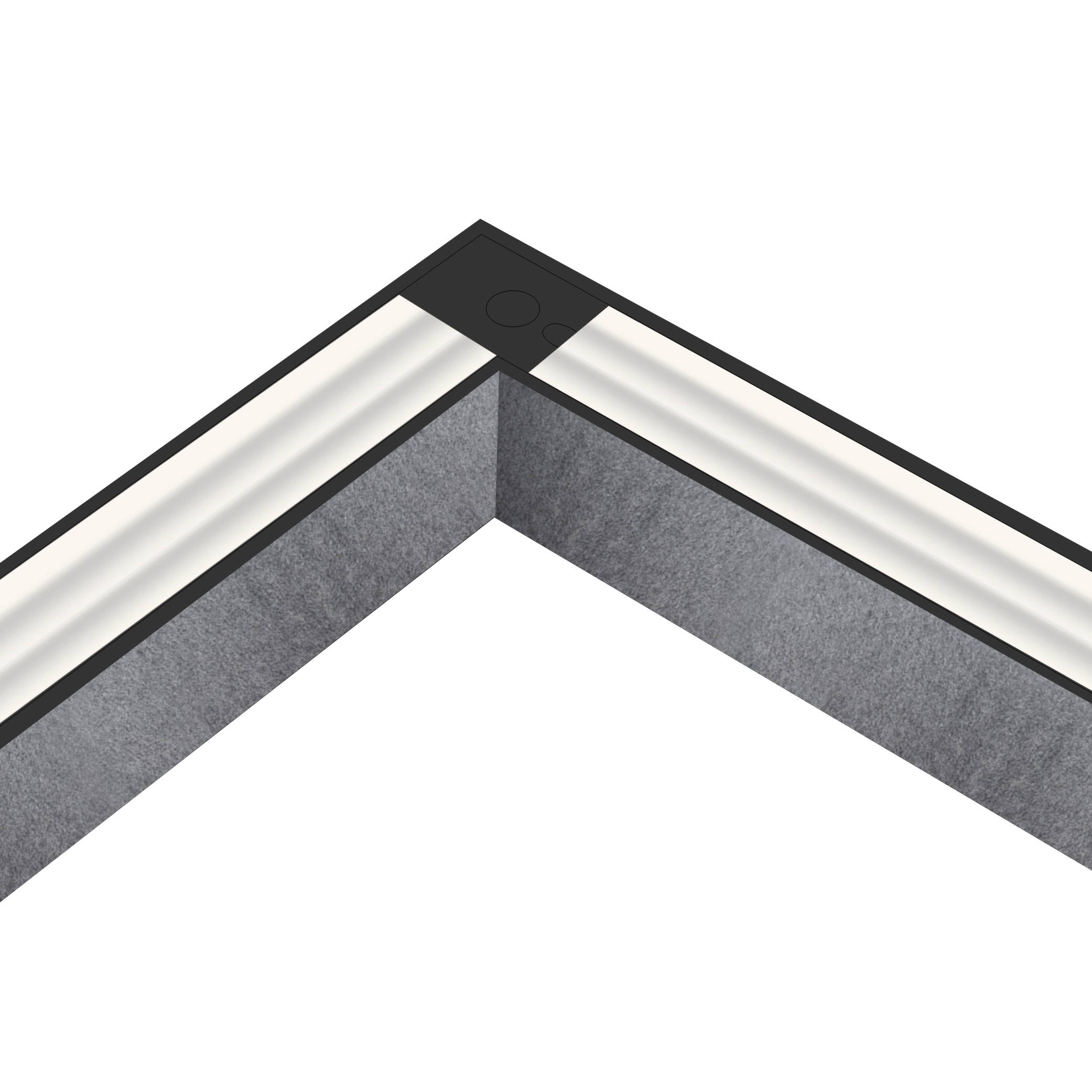 Linear Light - Acoustic Housing - Batwing Up Lens | GL LED US LIGHTING