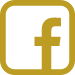 Gold Facebook logo inside a square.