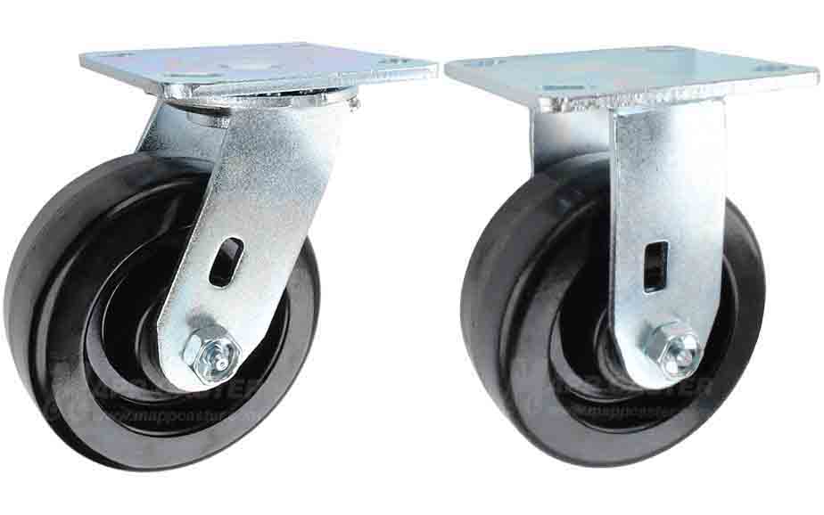 Great alternative to steel, Phenolic is resistant to chemicals, oil & grease, non-sparking & non-marking. Ideal for smooth concrete floors. 