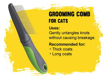 grooming comb for cats