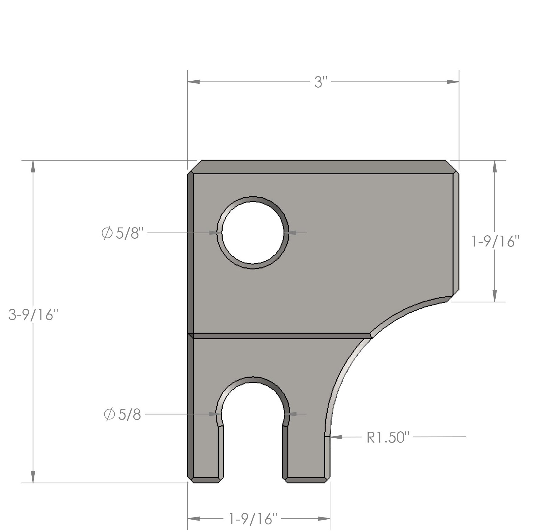 BulletProof Pintle A Specification Drawing