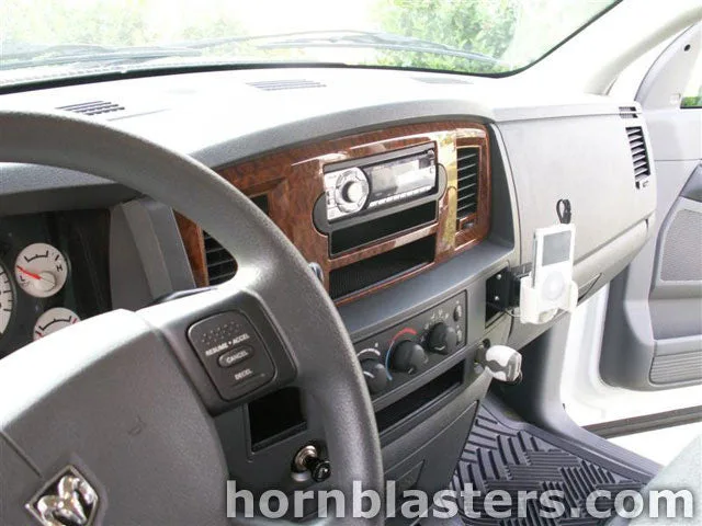 Air tank or compressor mounting detail in Travis's 2006 Dodge Ram 1500