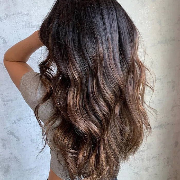 Brown Ombre Hair color for long hair