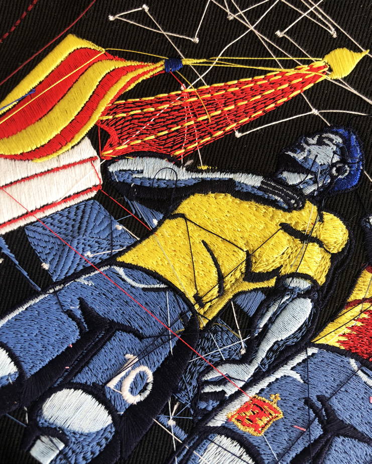 2018 FIFA World Cup embroidery behind the scenes