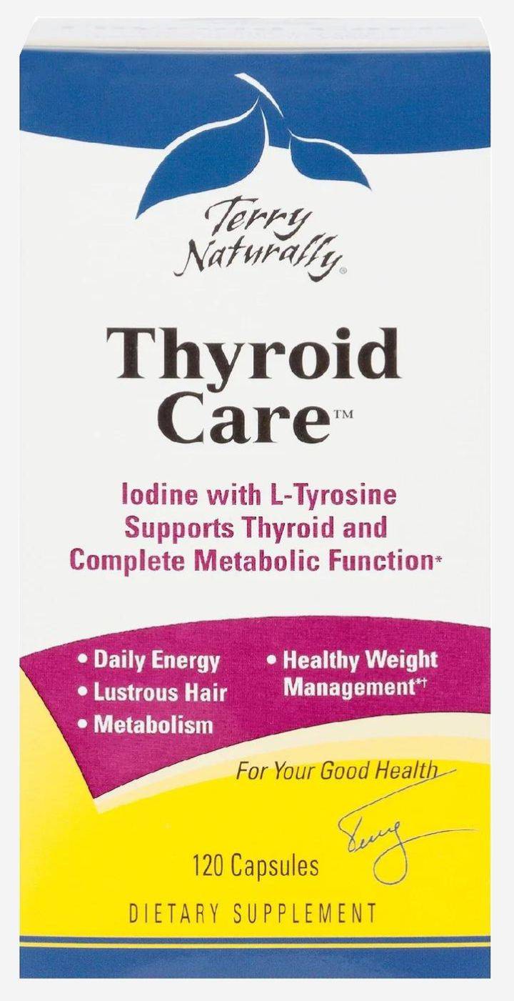 Terry Naturally Thyroid Care 120 Capsules