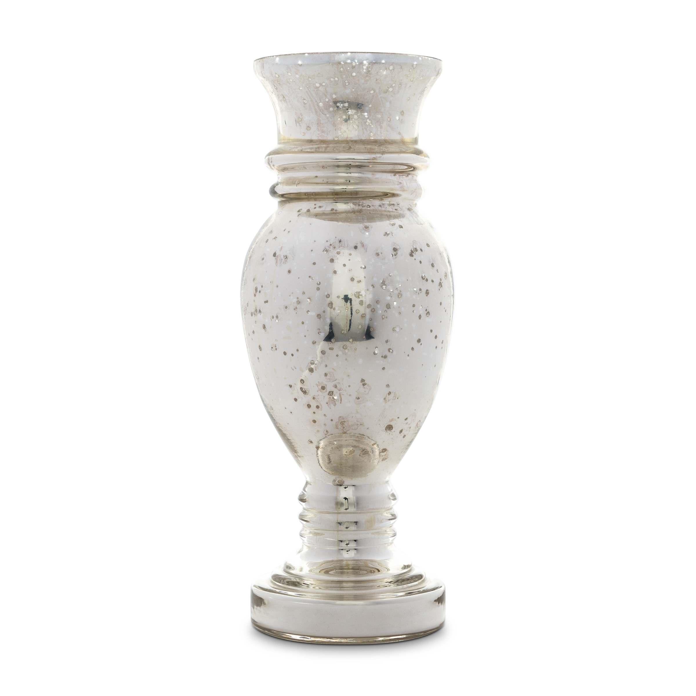 Silvered Vase