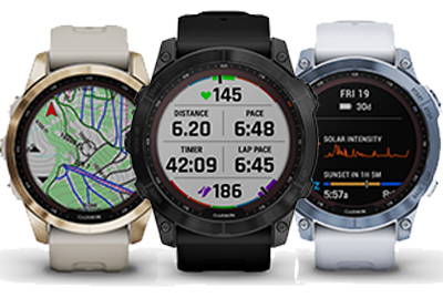 The Garmin fenix 7/7S/7X  rugged outdoor GPS watch