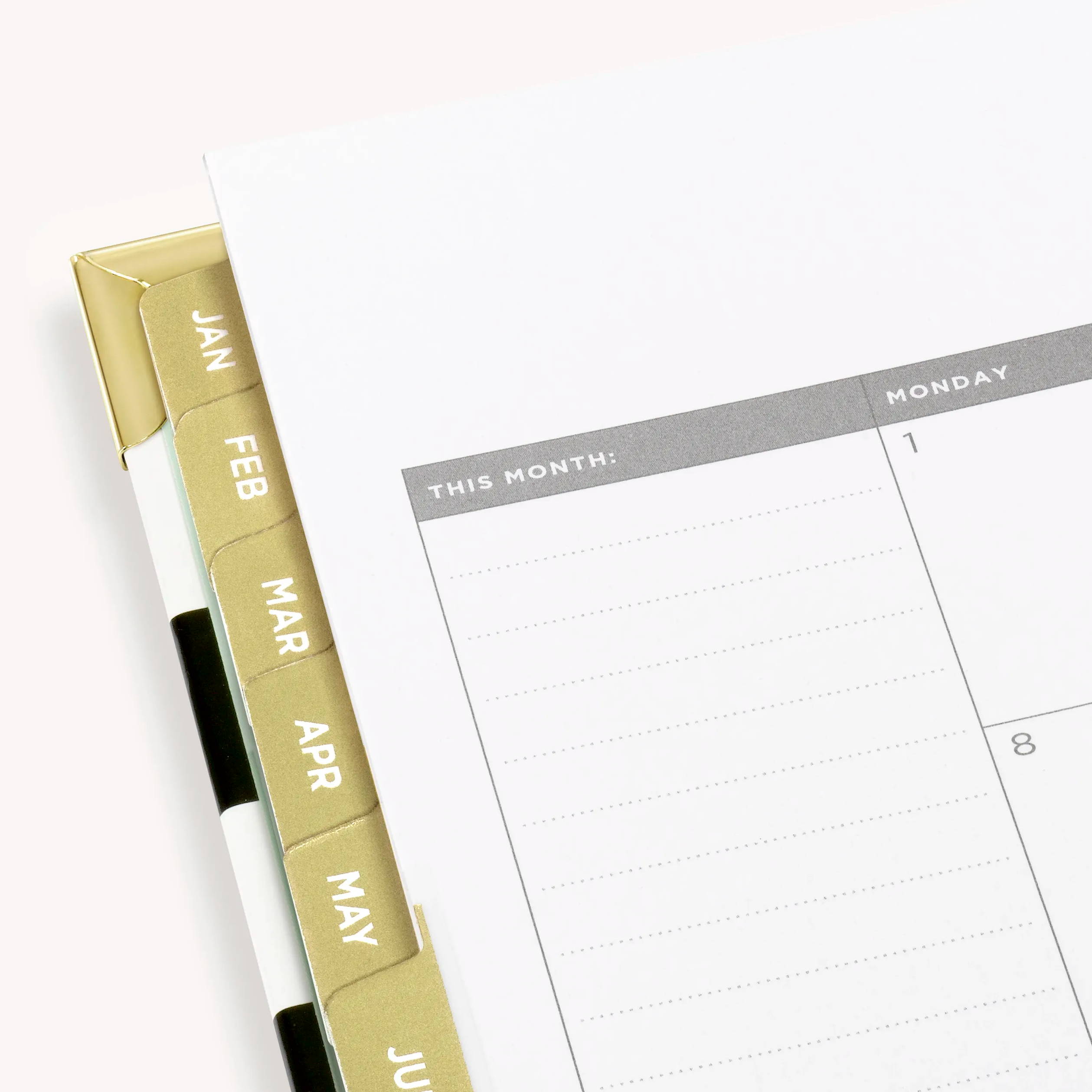 day designer tabbed monthly calendars