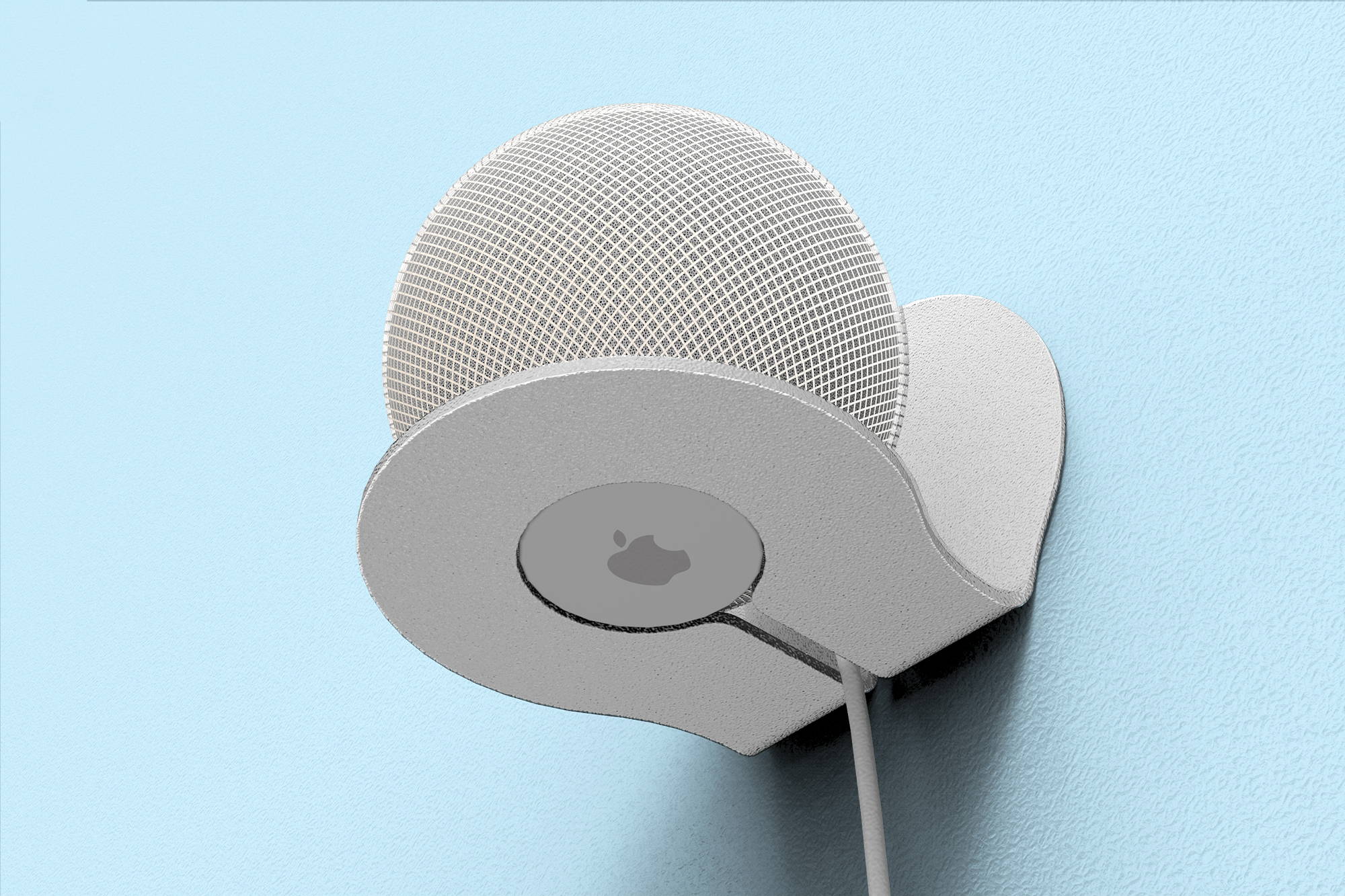 Wall Mount Holder Smart Speaker Steckdose Apple HomePod Mini Wandhalterung 