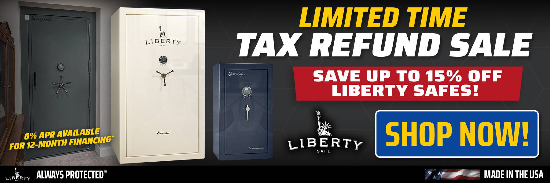Liberty Safe Tax Refund Sale
