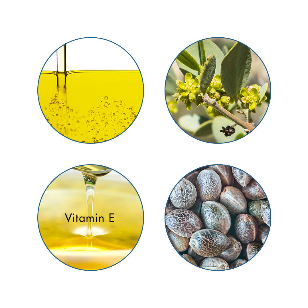 Sensitive Skin Cleansing Oil Key Ingredients: Olive Oil, Jojoba Oil, Vitamin E, Hemp Seed Oil