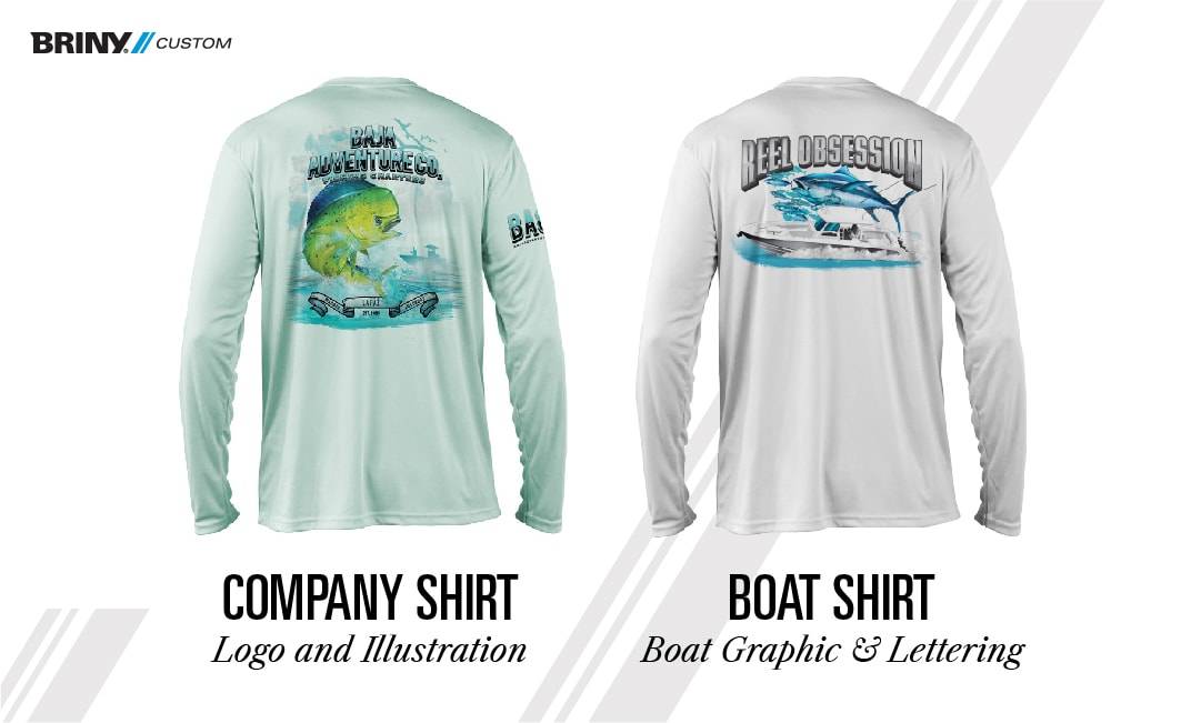 BRINY  Custom fishing shirts & boat shirts to order