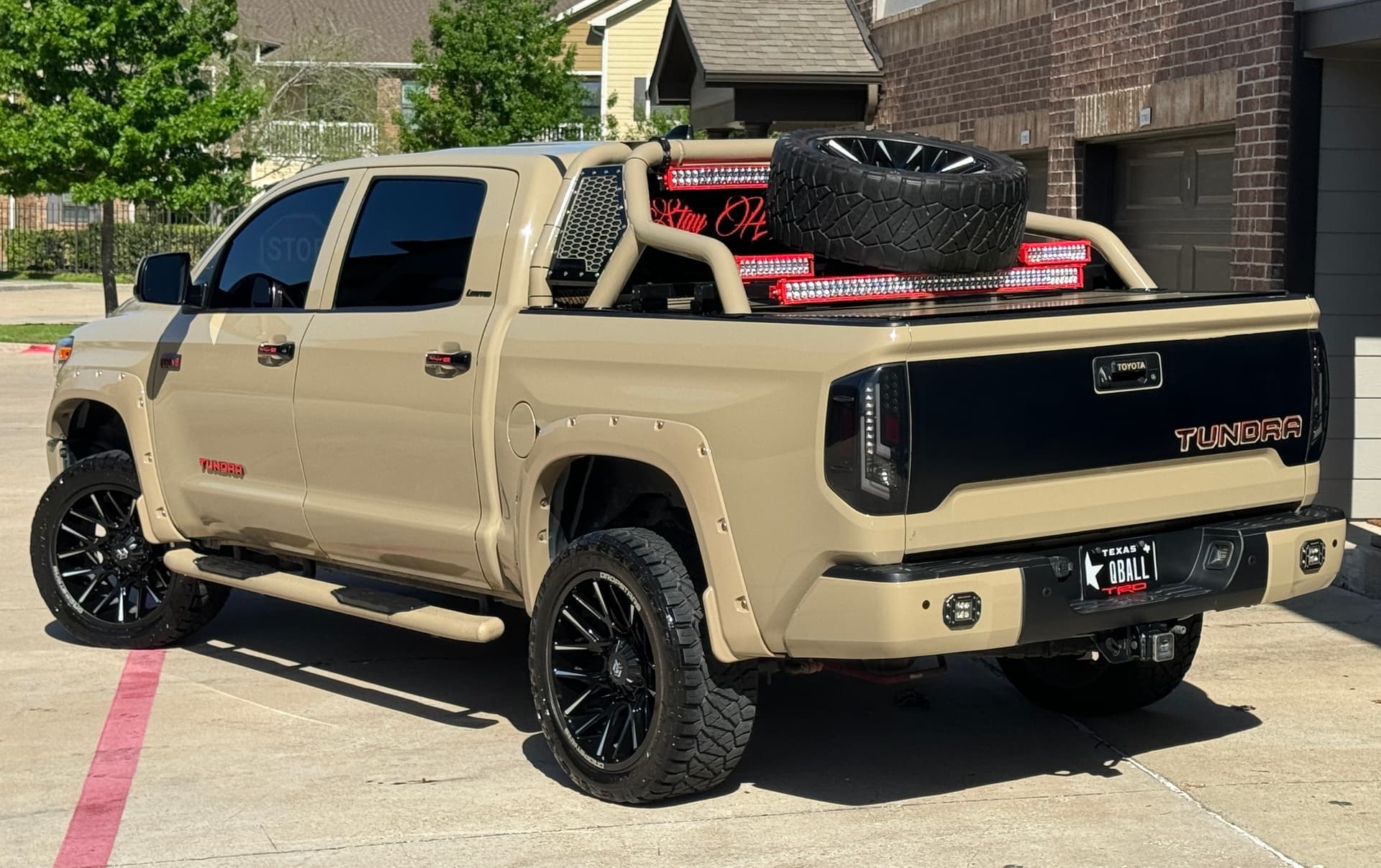 2020 Toyota Tundra with Conductor’s Special 844 Nightmare Edition Train Horn Kit installed