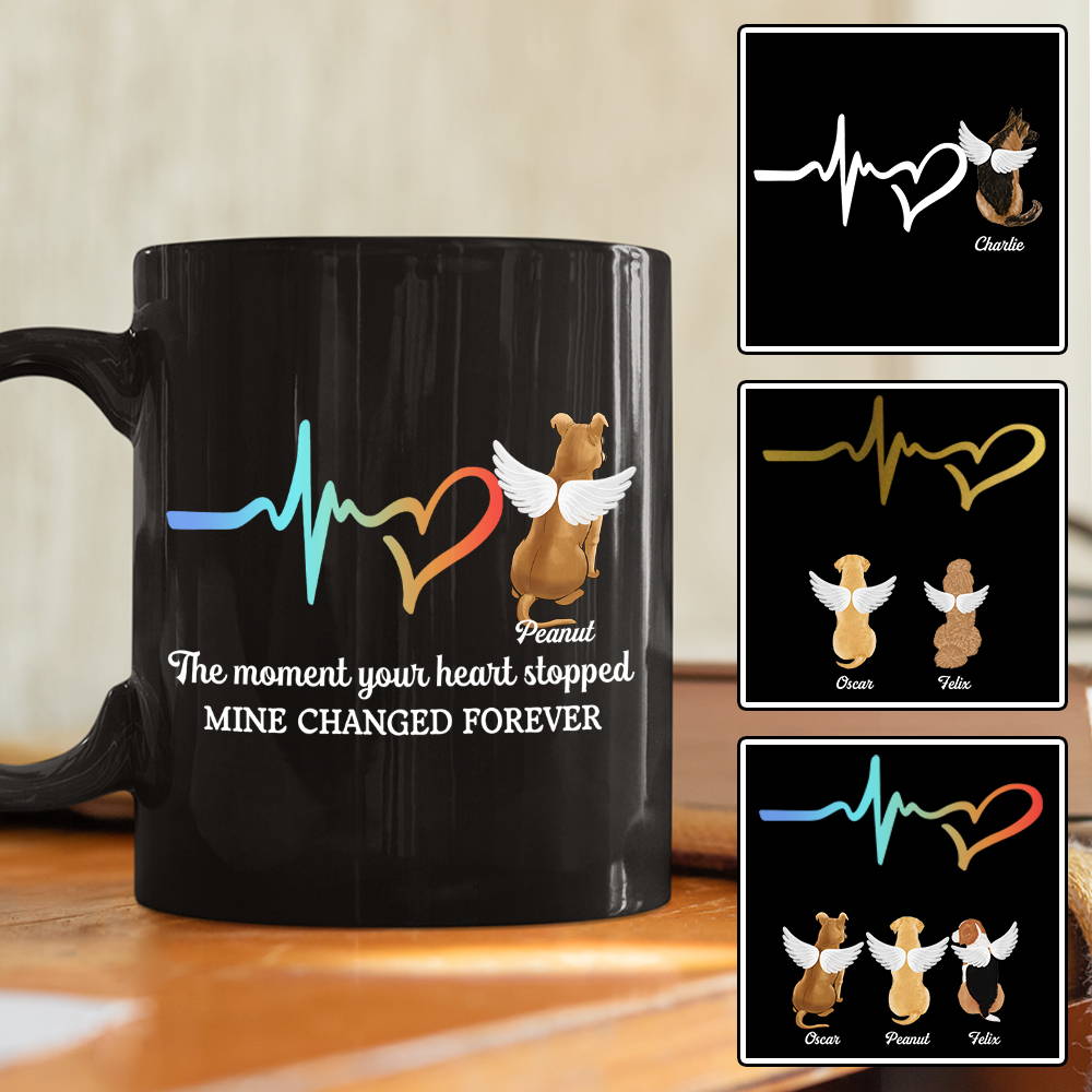 THE MOMENT YOUR HEART STOPPED - PERSONALIZED CUSTOM COFFEE MUG