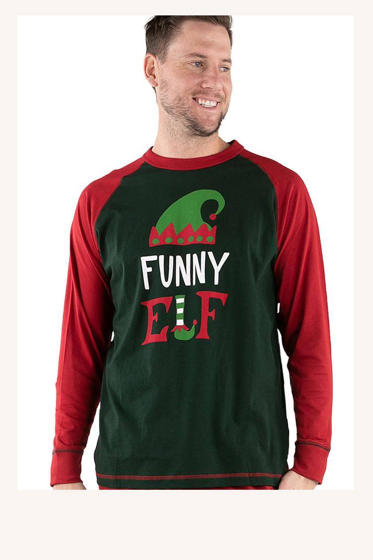 Adult Elf Christmas Pajamas